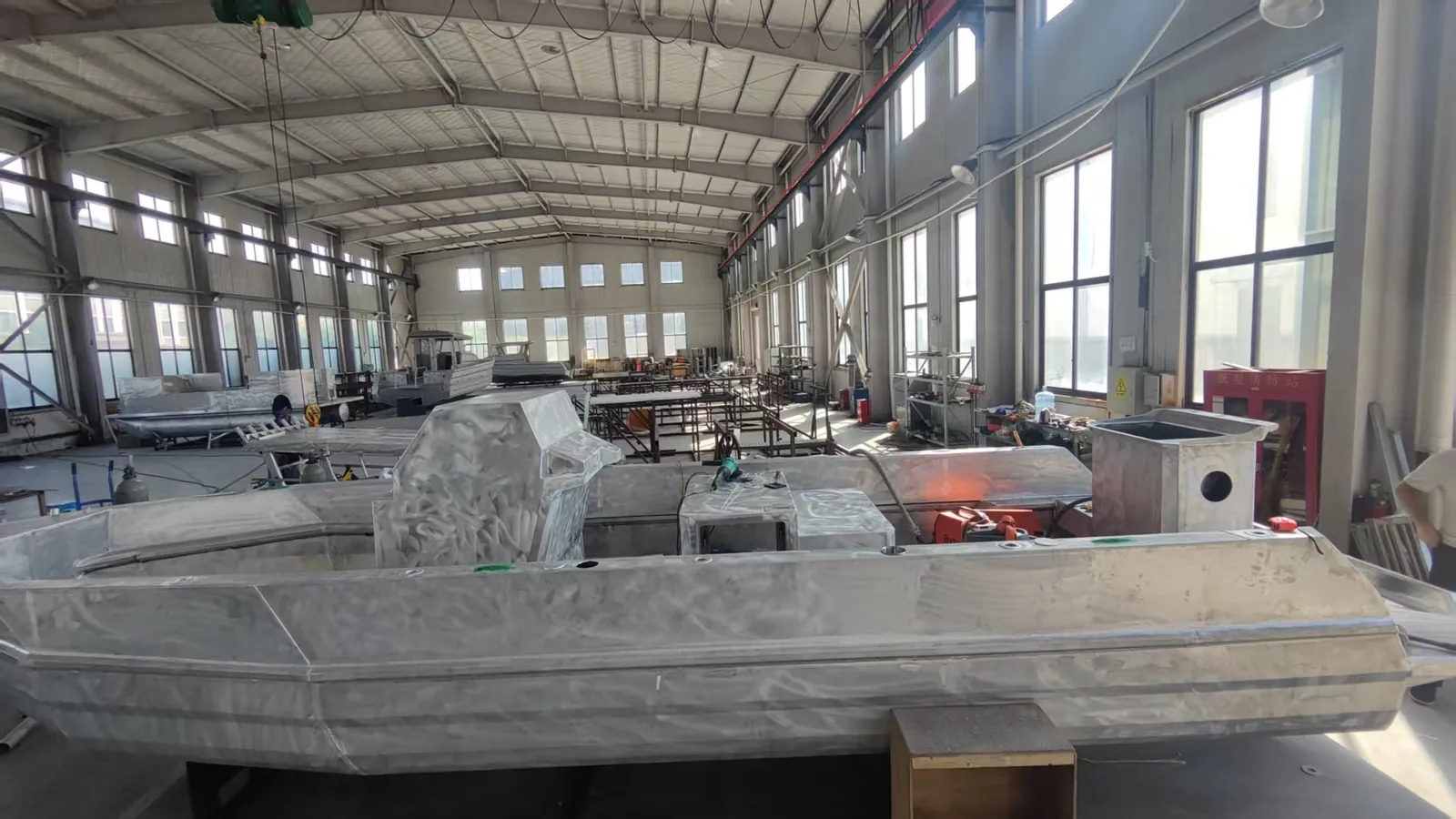 Hunter 28 Aluminum Hull Construction - Marine Grade 5083 Aluminum Boat Building