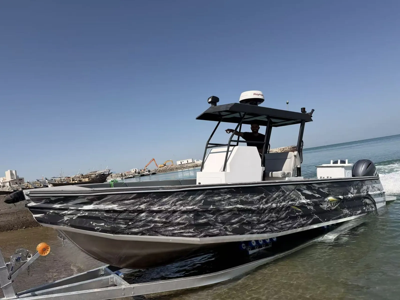 Hunter 28 Charter Build Masirah Island Deployment