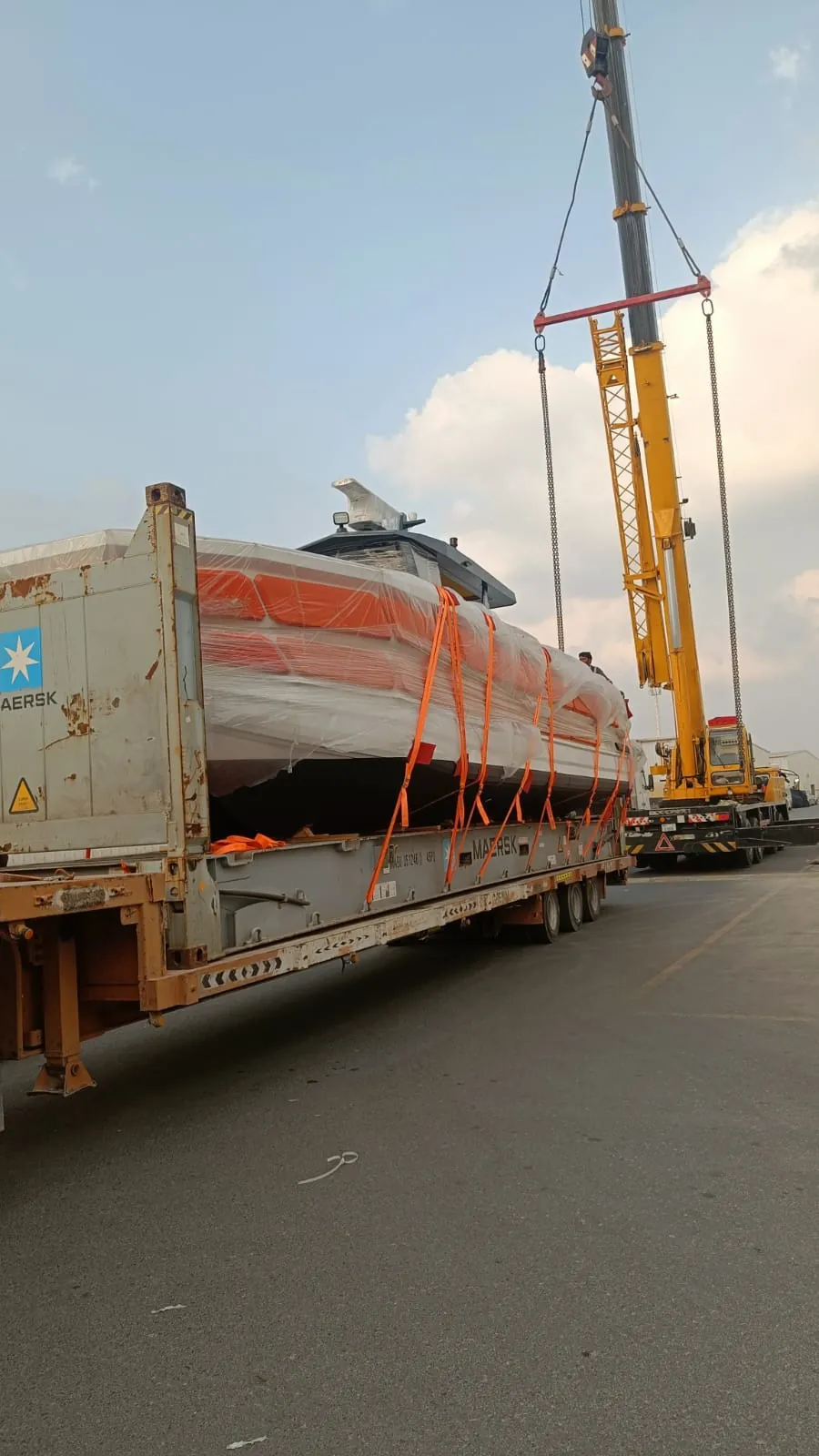 TideMaster Cat 38 Arrives in Dubai - Catamaran Delivery UAE
